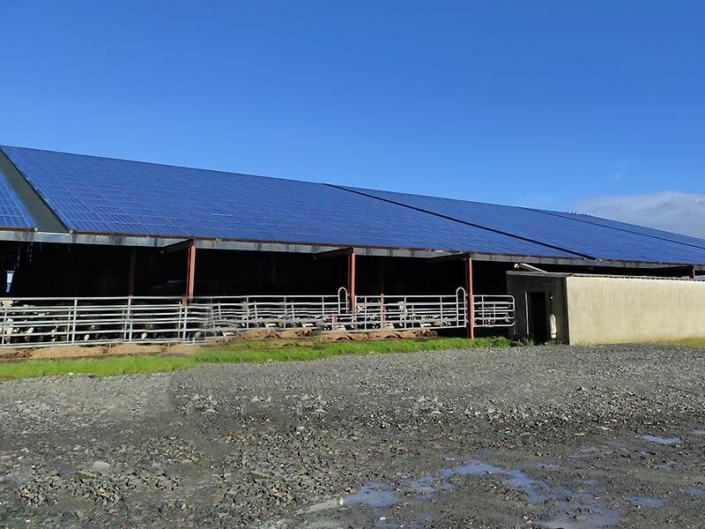 Dépose et repose de modules photovoltaïques sur un bâtiment agricole - ARS Énergie - Photovoltaïque pour les entreprises, panneaux solaires, énergies solaires, centrales, réparation, maintenance, installation, pose,...